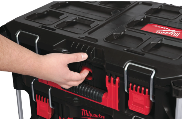 Milwaukee PACKOUT™ Cassetta Portautensili Valigetta modulare resistente con maniglia rinforzata - 4932464080