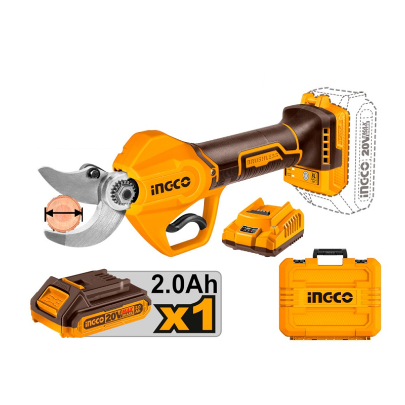 FORBICI DA POTA BRUSHLESS A BATTERIA 20V D20-30MM