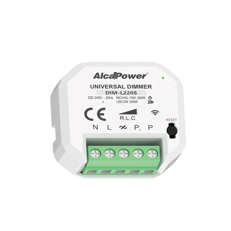 Dimmer Smart Wi-Fi da pulsante 220-240V AC 200W - Alcapower