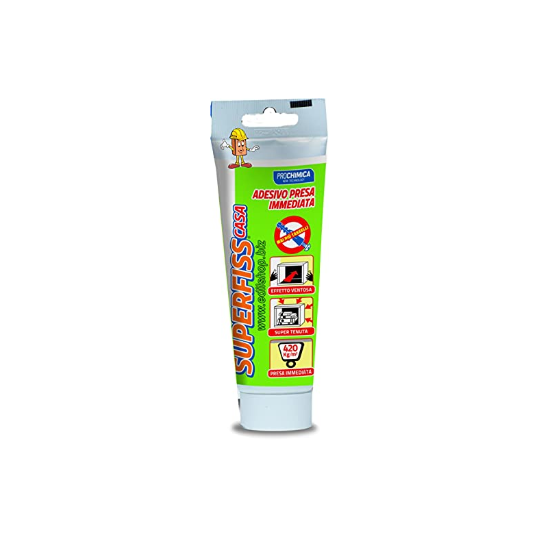 PROCHIMICA SUPERFISS CASA 80ml – Adesivo a Presa Rapida Effetto Ventosa