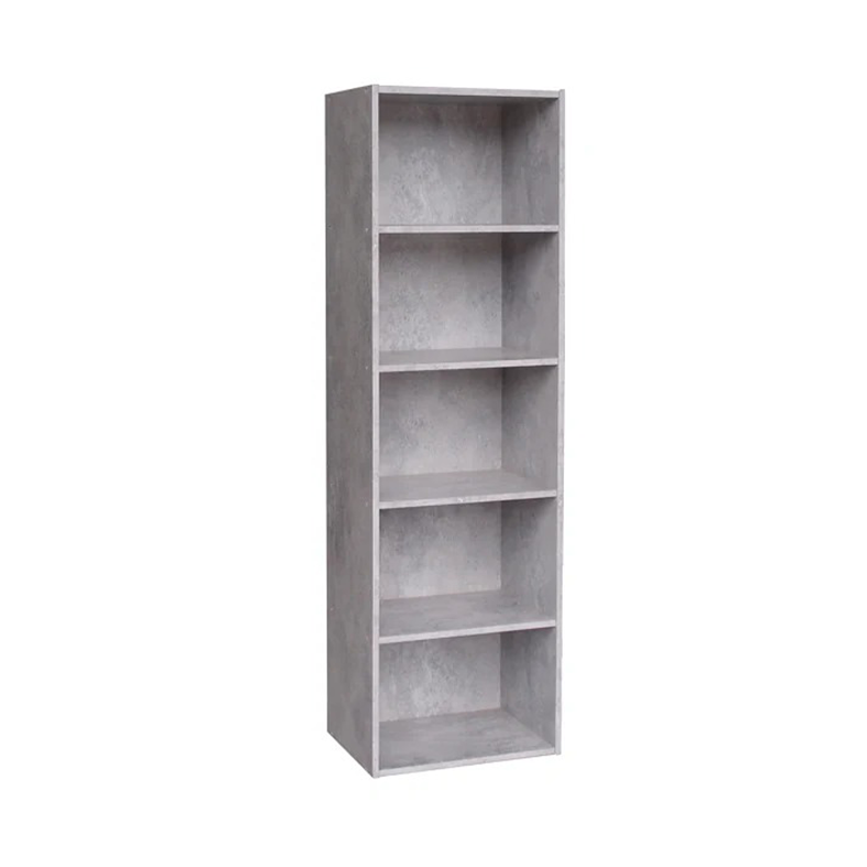 Libreria componibile modulare 5 Ripiani 40x29x132 cm in MDF laminato - FREE