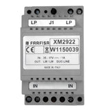 Farfisa Kit Citofonico DUO a 2 Fili Espandibile con Posto Esterno, Citofono Exhito, Driver XM2922 e Alimentatore