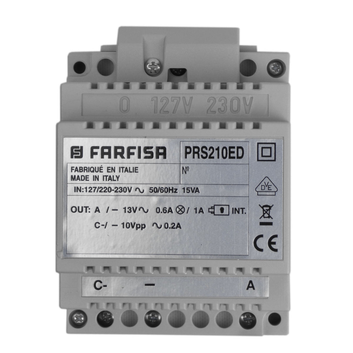 Farfisa Trasformatore per Impianti Citofonici 1+1 - PRS210ED