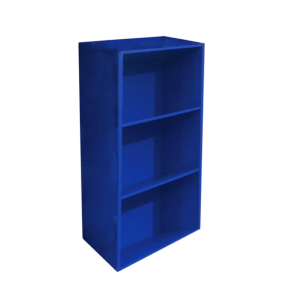 Modulares modulares Bücherregal 3 Regale 42x29x89 cm aus laminiertem MDF - KOSTENLOS