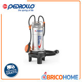 Elettropompa sommergibile con trituratore per drenaggio pozzi neri e liquami Pedrollo TRITUS-Inox TIGm 0.75 1HP