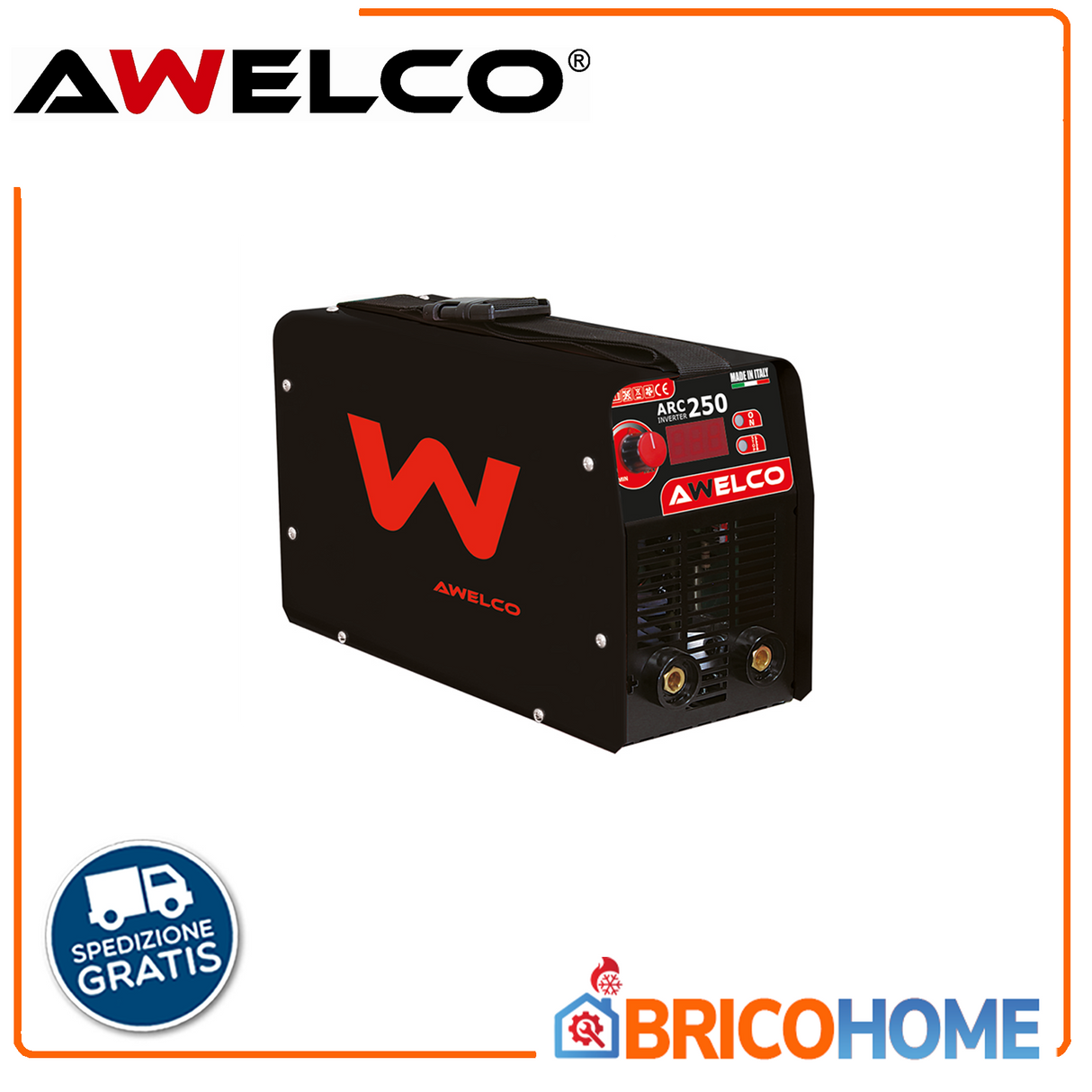 Saldatrice inverter elettrodo Awelco ARC 250