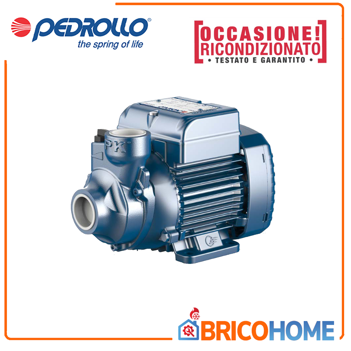 Pedrollo PKm 65 HP 0.70 electric pump with single-phase peripheral impeller