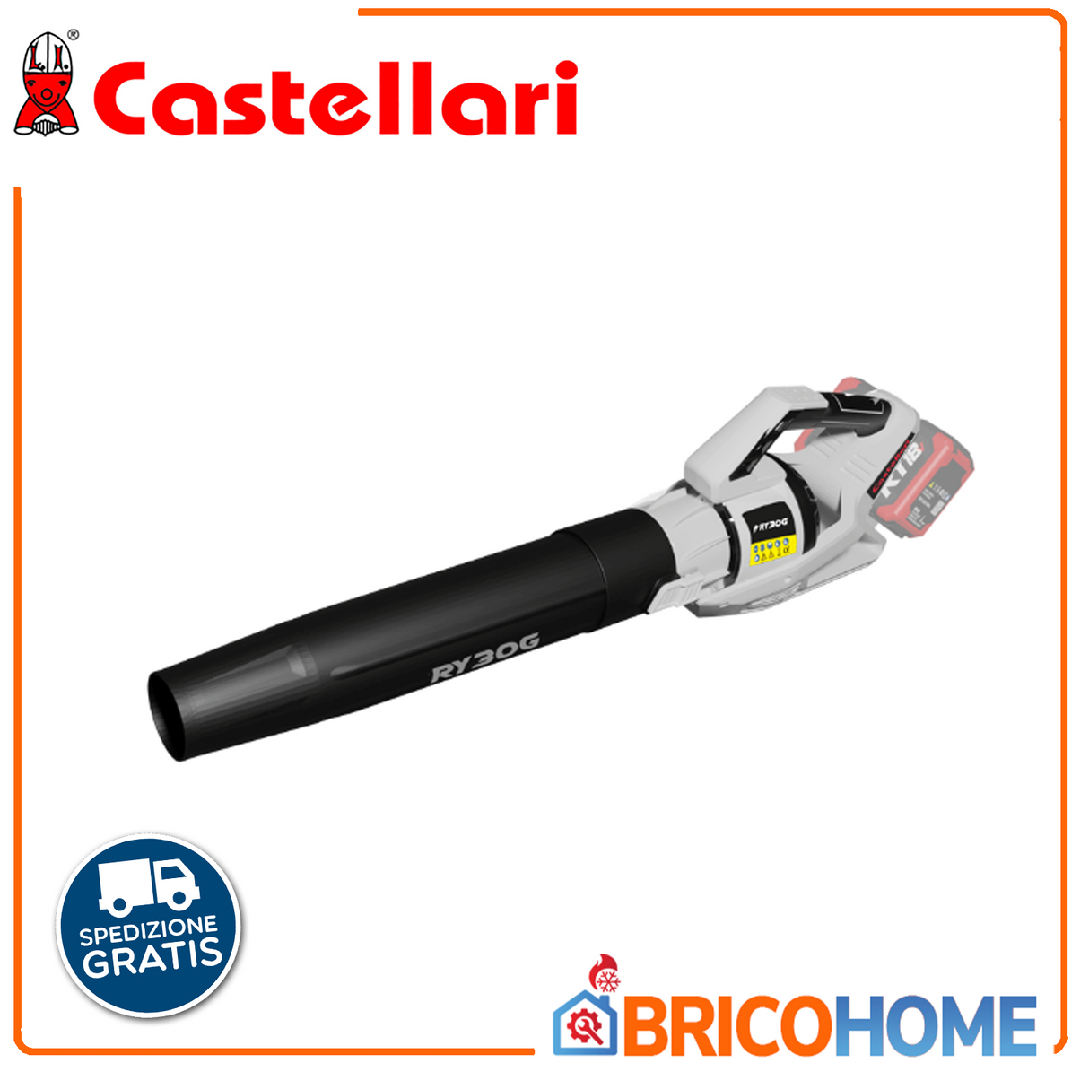 Castellari Soffiatore a Batteria 36v nudo ( solo corpo ) - RY30G