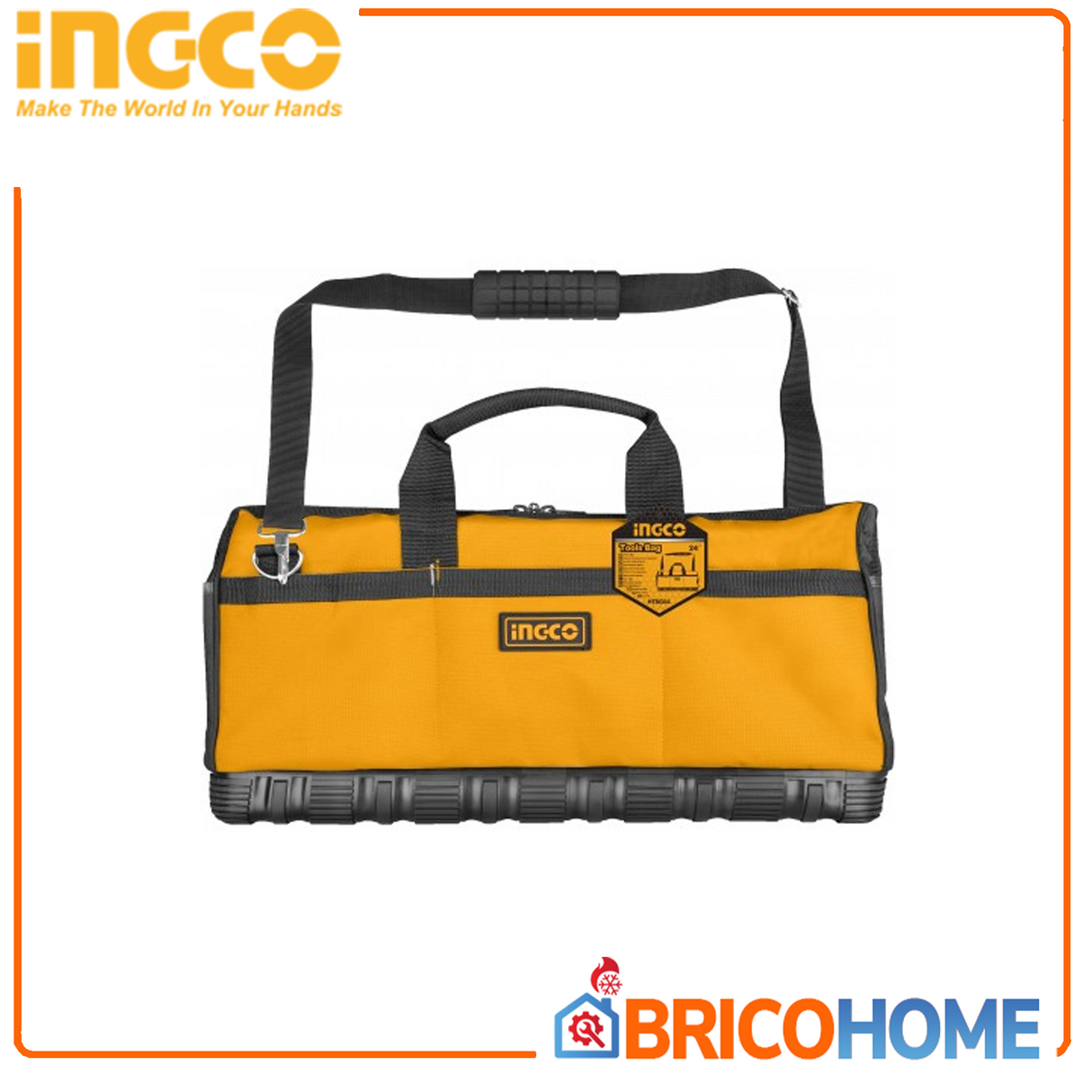 INGCO Borsa porta attrezzi fondo rigido 61cm