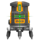 Selbstjustierender Laser-Nivellierlaser 0–30 m (grüner Strahl) – INGCO