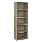 Libreria componibile modulare 5 Ripiani 40x29x132 cm in MDF laminato - FREE