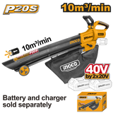INGCO Soffiatore a batteria 40V BRUSHLESS Nudo ( solo corpo )