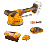 INGCO Ventosa vibrante per piastrelle 20V 130mm con accessori