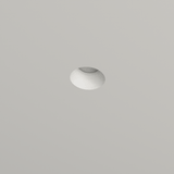 Runder Gips-Einbaustrahler Durchmesser 12,5 cm für GU10-Leuchtmittel