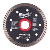 DHTS 115 mm Diamanttrennscheibe für Feinsteinzeug und Marmor – Milwaukee 