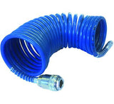 Spiral hose for compressors with quick couplings 6X8 15MT HU-FIRMA