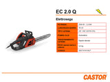 Motosega elettrica 2000W - EC 2.0 Q CASTOR