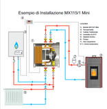 Super-compact boiler / thermo-product interface module 25/30 kW complete with cover box - MX115/ 1 MINI - 115011
