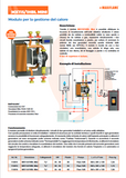 Superkompaktes 25/30-kW-Kessel-/Thermoprodukt-Schnittstellenmodul mit elektronischer Steuereinheit und Abdeckkasten