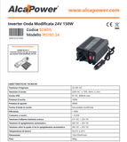 Soft Start Inverter 150W Input 24V DC Out 230V AC