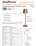 Dimmbare LED-Tischlampe - Joyce - 