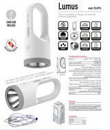 Aufladbare Designer-Taschenlampe von Lumus – EL075 CFG