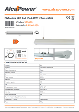 LED Rail Deckenleuchte IP44 40W 120cm 4500K 