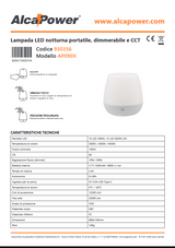 CCT dimmbare tragbare LED-Nachtlampe