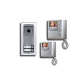 Duo Exhito Agorà two-family video door phone kit