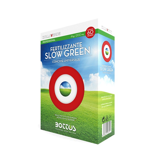 Düngerdünger „Slow Green 22-5-10+2MgO“ 4kg Packung - BOTTOS