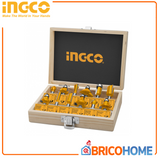 Set mit 12 Holzschneidern im INGCO-Koffer