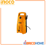 INGCO 1400w 130bar cold water pressure washer with accessories Metal pump