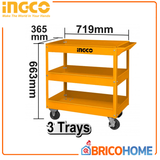 INGCO empty basic workshop tool trolley