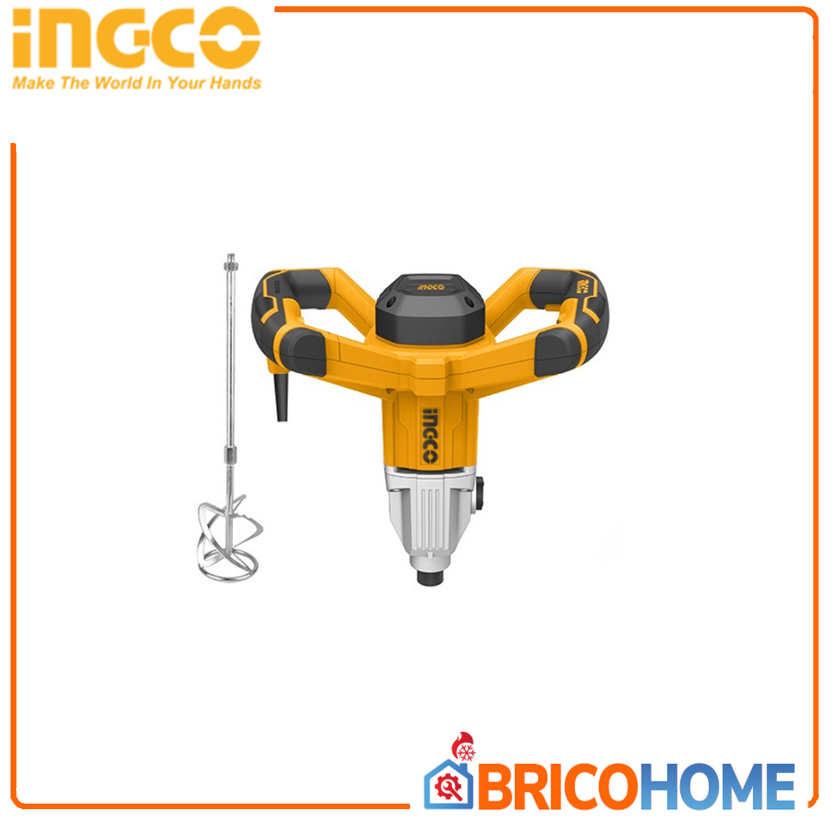 PRO 1400W mortar mixer with accessories