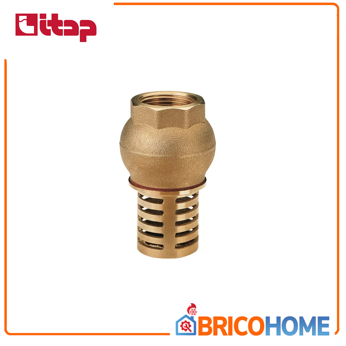 Foot valve in brass 1" 1/4 - ITAP