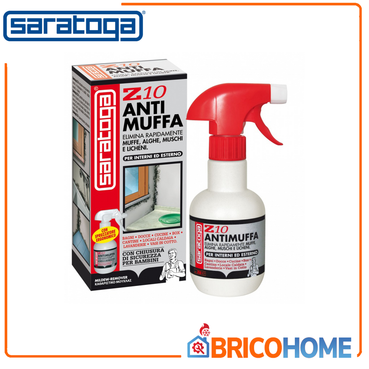 Anti-Schimmel-Spray für alle Oberflächen Z10 250 ml – SARATOGA 