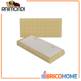 Spare sponge for white cleaning with cuts 13x30 cm - "Sweepex" Raimondi 