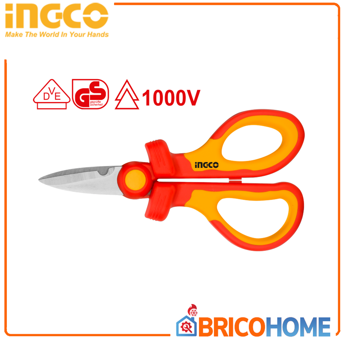 1000V insulated scissors for INGCO electricians
