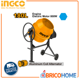 Elektrischer Betonmischer 180L 800W - INGCO 