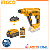 INGCO KIT Cordless hammer drill + battery charger + 4 Ah battery