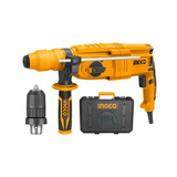 800W hammer drill with double spindle and INGCO accessories