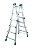 "PEPPina" Gierre aluminum telescopic multifunction ladder, 4+4 rungs