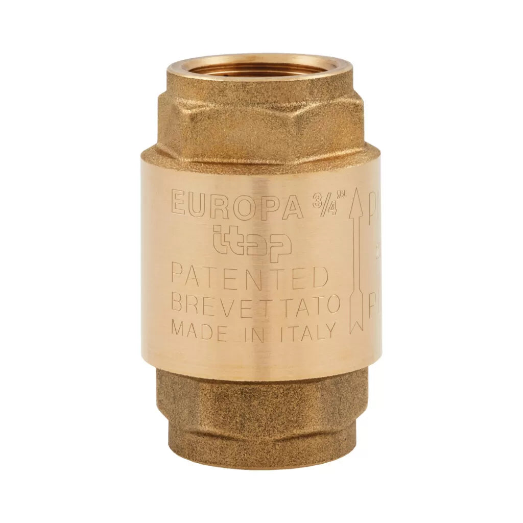 Brass check valve 1/2 (DN 15) EUROPA® ITAP