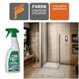 Anti-limescale cleaner for ceramic taps and shower cubicles 750ml CITRUS FAREN