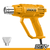 2000W hot air gun with 1 nozzle - INGCO 