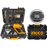 PRO 2000W hot air gun with INGCO case and accessories